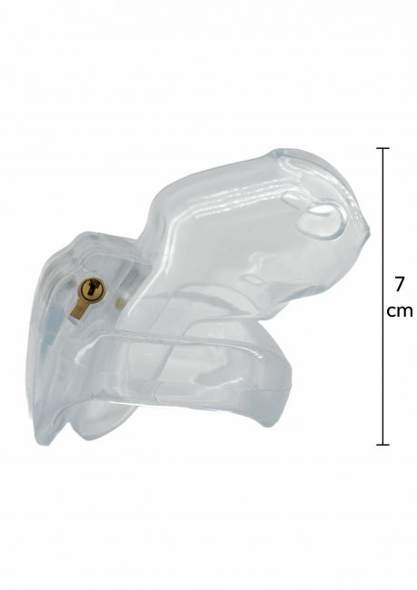 Clear Control Cock Cage Short