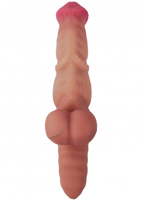 Mutant Rumbler Vibrating Dildo Liquid Silicone