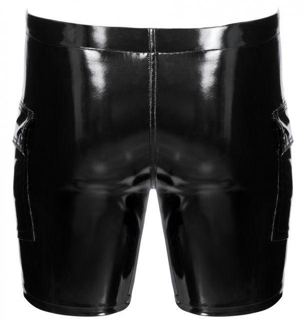 Vinyl Shorts with Pockets