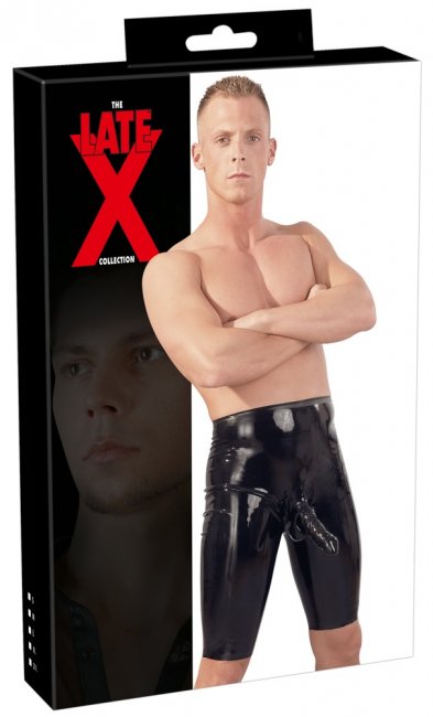 Latex Cykelshorts med Dildo
