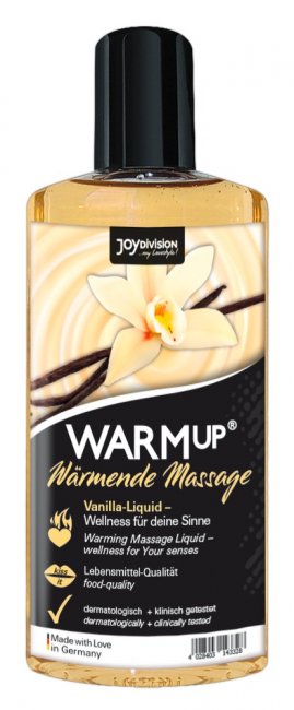 WARMup Vanilla 150 ml - Massageolja med värmande effekt och vanilj