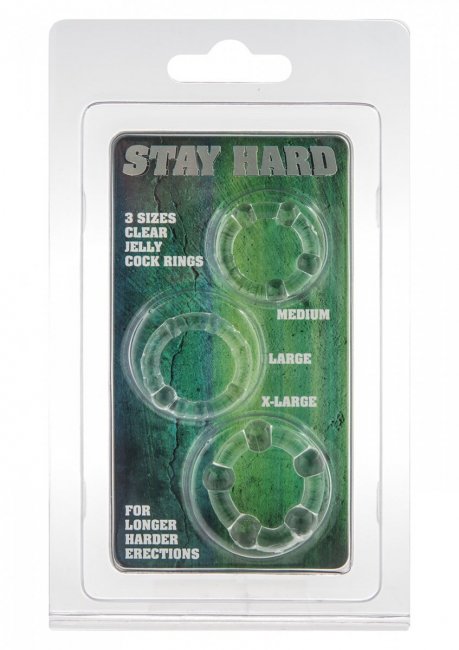 Stay Hard Three Cock Rings
