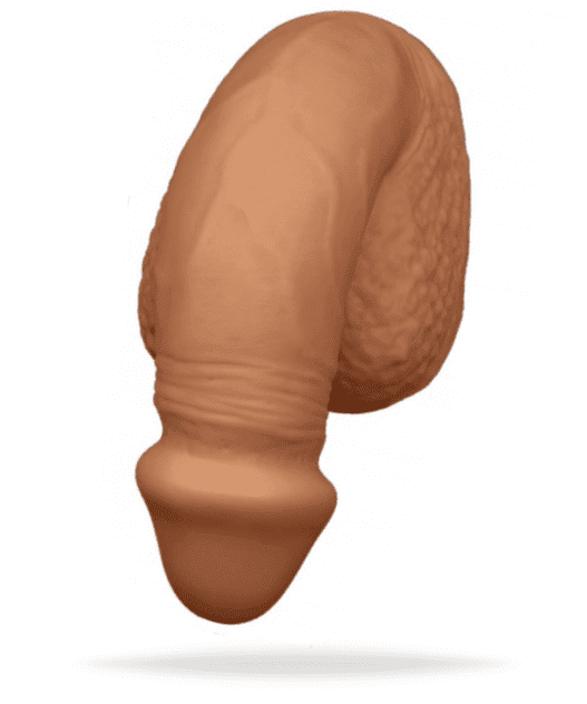 4 inch Silicone Packing Caramel Penisprotes