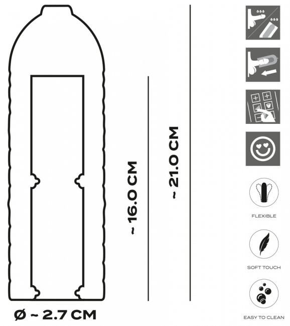 Suck-O-Mat 3 Replacement Sleeve Large