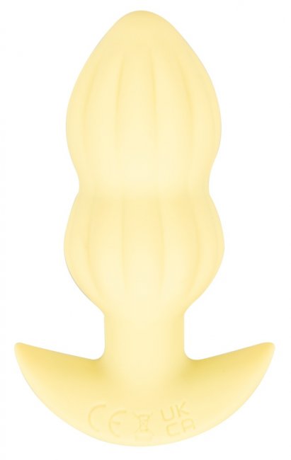 Vibrating Ribbed Mini Butt Plug