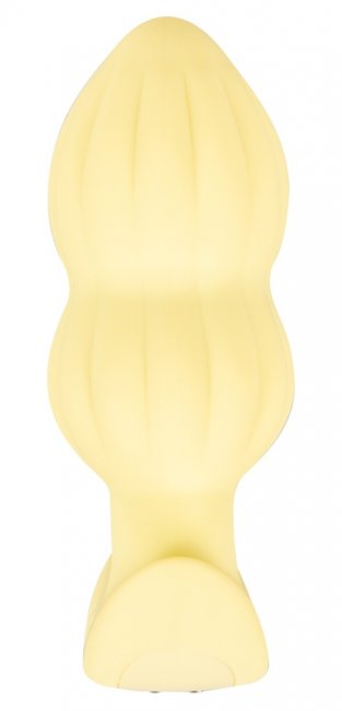 Vibrating Ribbed Mini Butt Plug