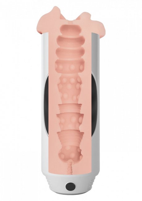 PDX Mega Grip Pussy Stroker White