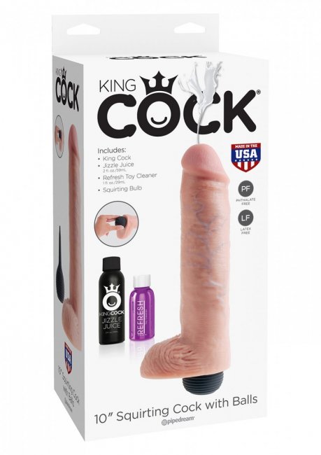KC 10" Squirting Cock