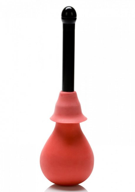 Vulcanite Anal Douche With Attachment