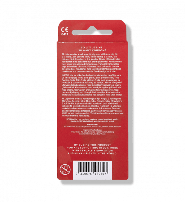 RFSU Mixed 30-pack kondomer