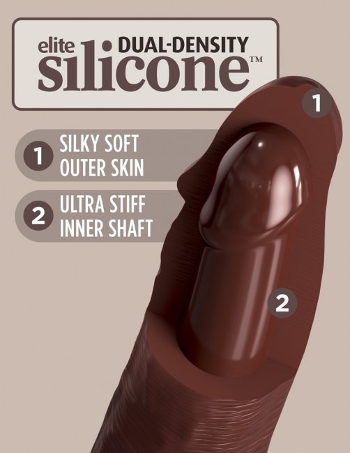 7“ Dual Density Silicone Cock