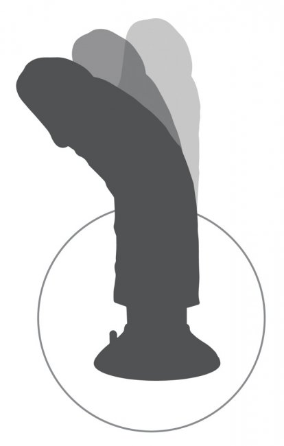 8 Vibrating Cock with Balls
