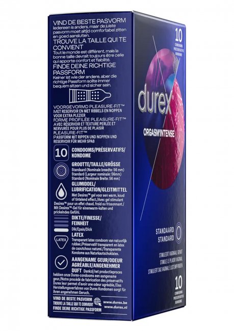 Durex Orgasm Intense Condoms 6 x 10