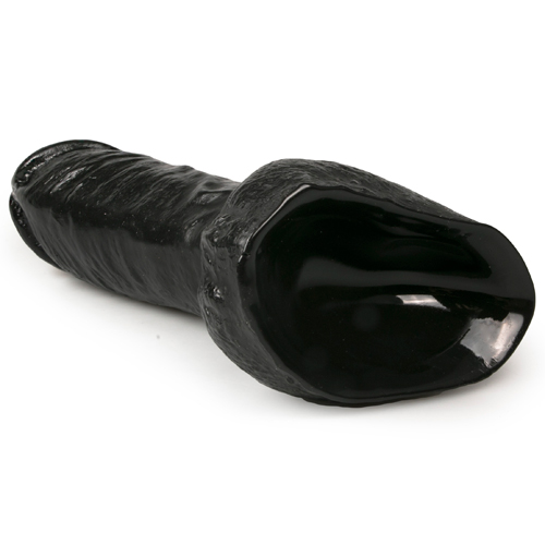 All Black Realistic Dildo 29 cm
