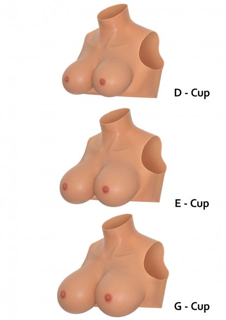 Alter Ego Wearable Breasts Crop Top With D-Cup
