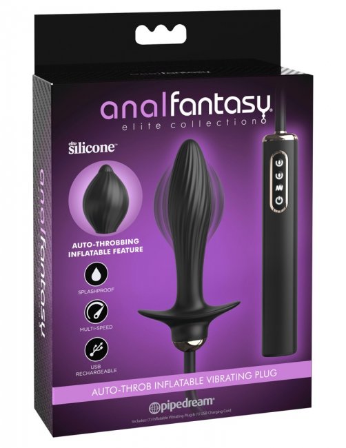 Auto-Throb inflateble Plug