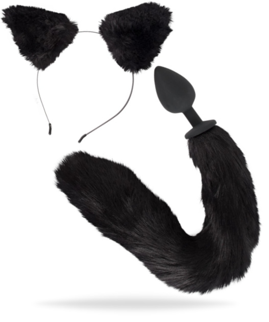 Bad Kitty Pet Play Plug & Ears