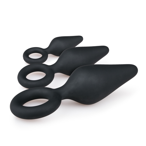 Buttplugs With Pull Ring Set