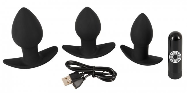 Black Velvets Butt plug Silicone set