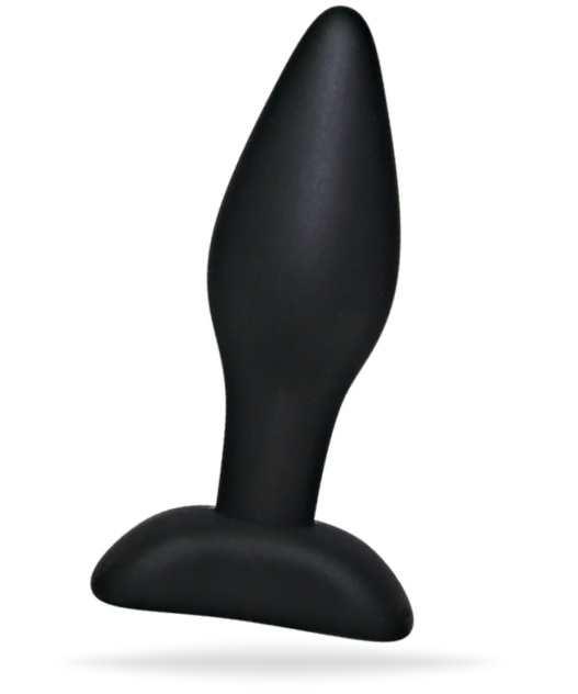 Black Velvet Silicone Butt Plug