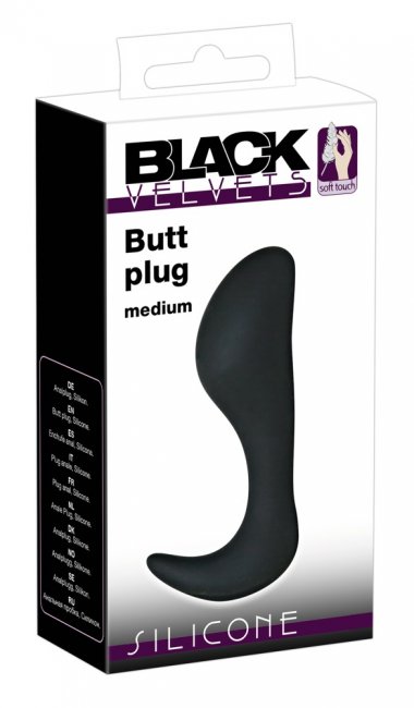 Black Velvets Silicone Butt Plug