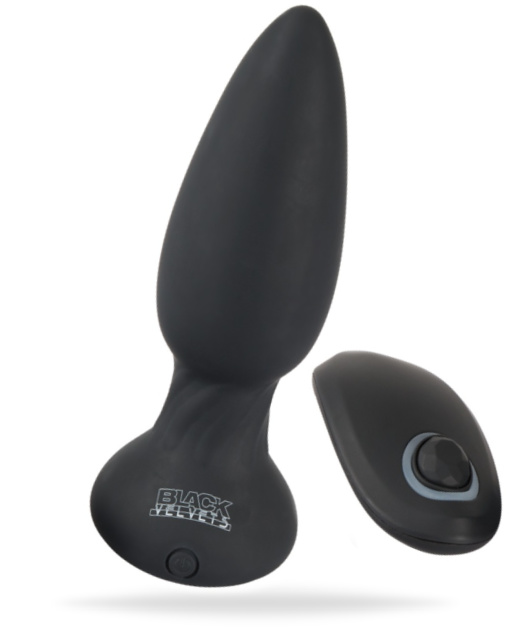 Black Velvet Vibrating Plug