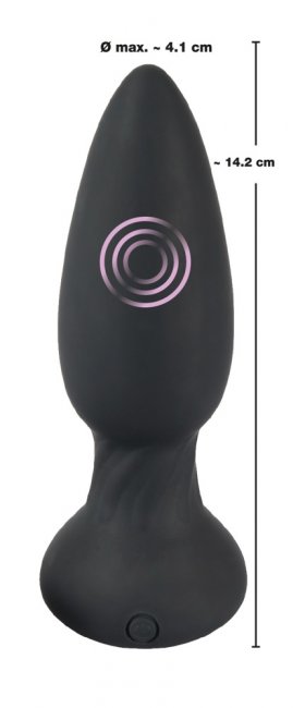 Black Velvet Vibrating Plug