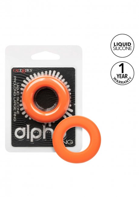 CalExotics Alpha Liquid Silicone Prolong Large Ring