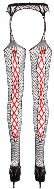Cottelli Black and Red Tights