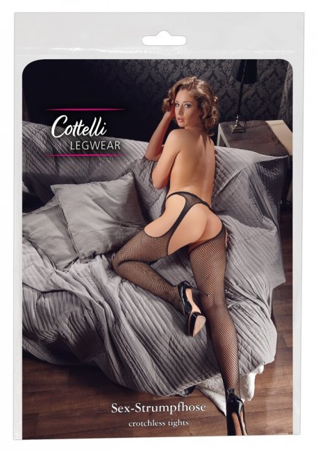 Cottelli Crotchless Tights