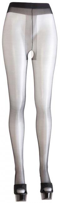 Cottelli Open Tights Black