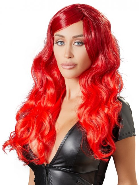 Cottelli Red Long Wig