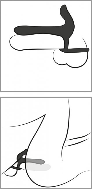 Black Velvet Couple´s Vibrator