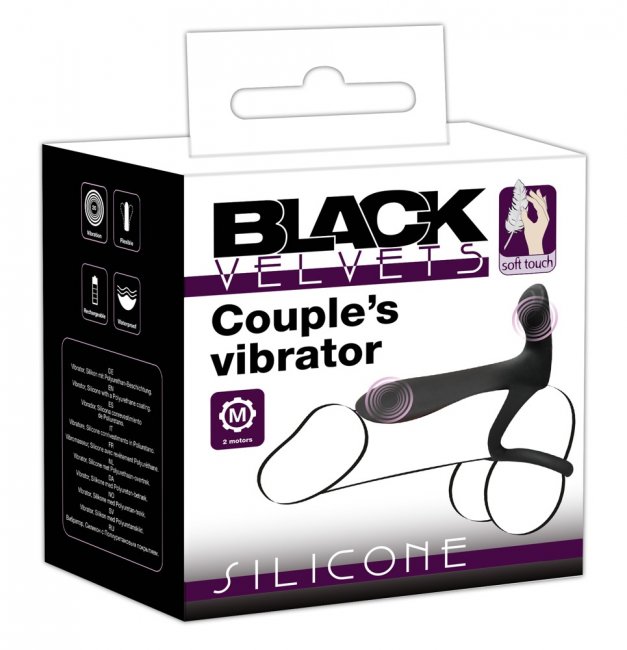 Black Velvet Couple´s Vibrator