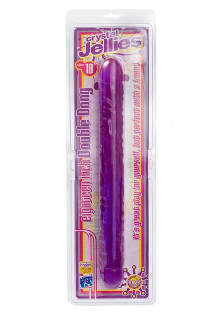 Crystal Jellies 18 inch Double Dong