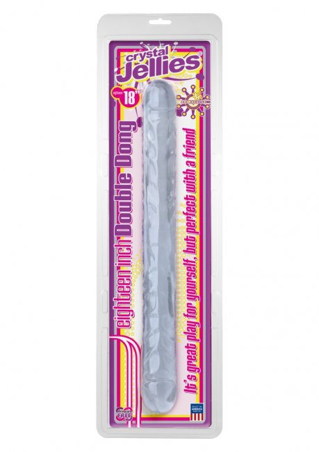 Crystal Jellies 18 inch Double Dong