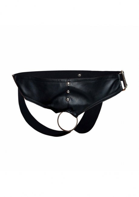 DNGEON Cockring Jockstrap - Black