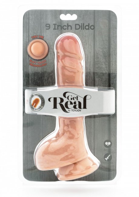 Realistisk dildo tillverkad av högkvalitativ TPE utrustad med en stark sugkopp. Flexibelt skaft och realistiska detaljer.