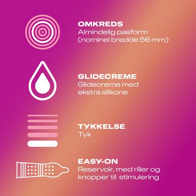 Durex Pleasure Me Kondomer
