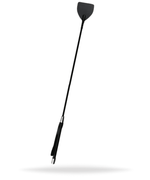 EasyToys Leather Crop Whip lång och flexibel piska