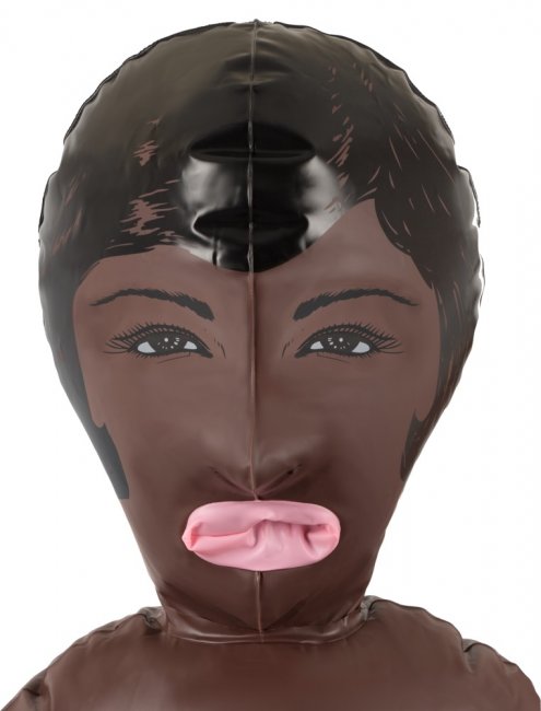 Elements Dolls Earth - Mörkhyad uppblåsbar sexdocka