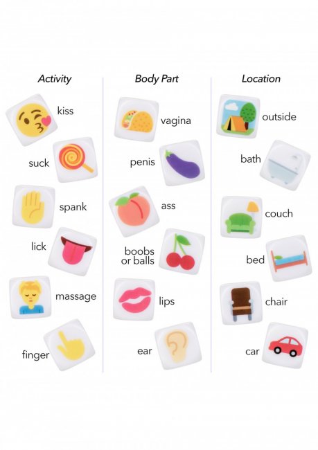 Emoji tärningar