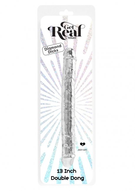 Get Real Clear Double Dong 13 Inch