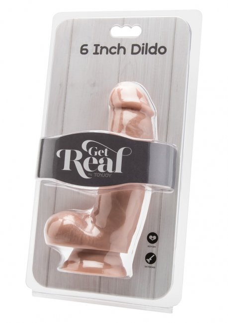 Get Real Dildo 6 inch with Balls