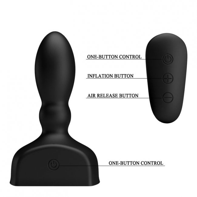 Anal Vibrator Inflatable Pulse