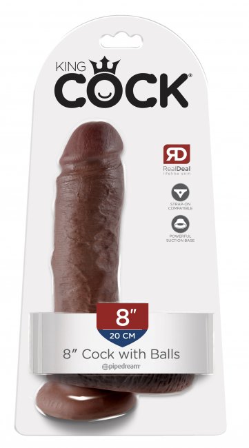 Cock 8 Inch W Balls