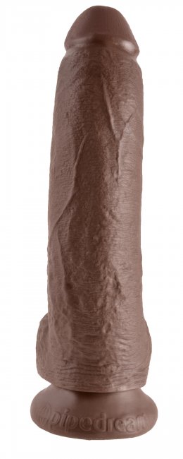 King Cock 9 Inch With Balls Flesh