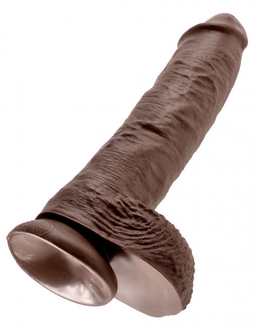 King Cock with Balls 10 Inch