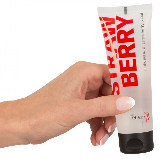 Just Play Strawberry Erotic Gel