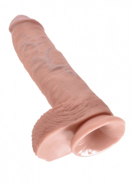 King Cock with Balls 10 Inch